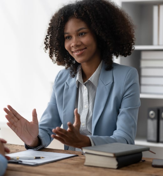 Woman In Office